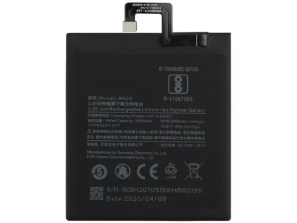باتری گوشی موبایل شیائومی XIAOMI Mi 5C کد فنی BN20 ظرفیت 2810 mAh با ضمانت بادکردگی