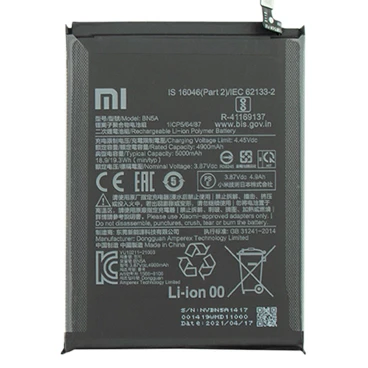 باتری گوشی موبایل شیائومی XIAOMI POCO M3 PRO 5G کد فنی BN5A ظرفیت 5000 mAh با ضمانت بادکردگی