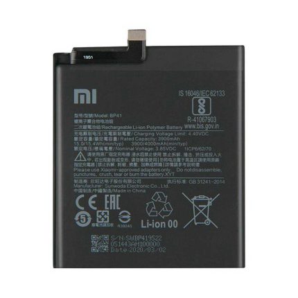 باتری گوشی موبایل شیائومی XIAOMI Mi 9T کد فنی BP41 ظرفیت 4000 mAh با ضمانت بادکردگی